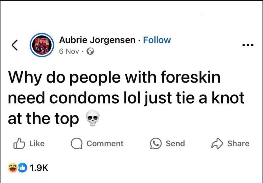 Men who need condoms are pussies. Real men use butt plugs.