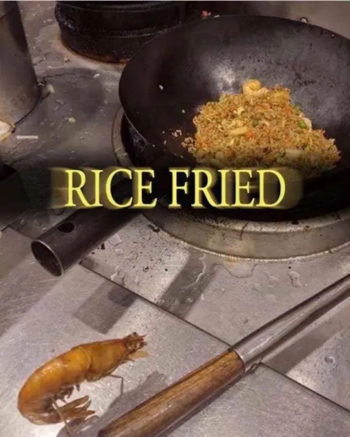 You're telling me an egg fried this rice?