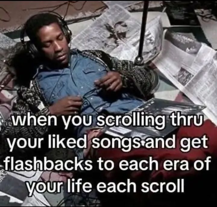 I don't even listen to music anymore