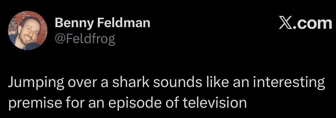 Do we learn nothing from Jaws?
