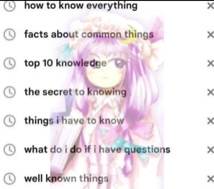 I'm like idk but I be knowing