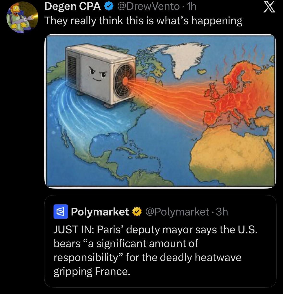 The mayor shouldn't live in an african city if he's not that fond of the heat