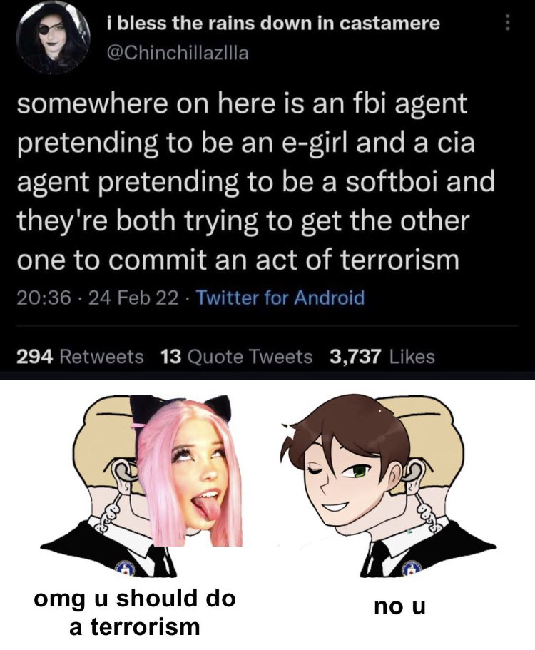 Inside you are two glowies. One is gay, the other is gay, you are gay.