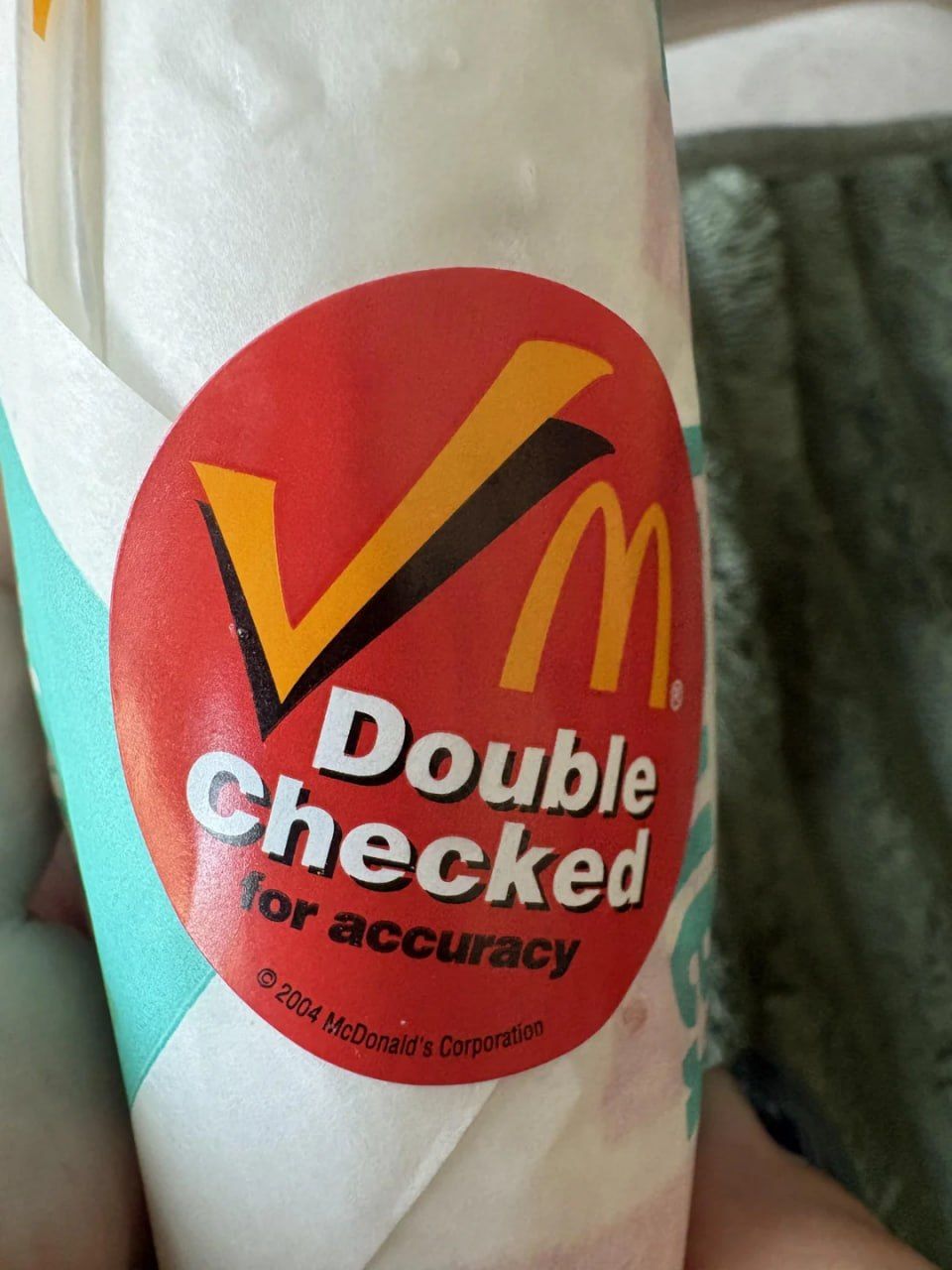 This wrap was double checked by real McPatriots