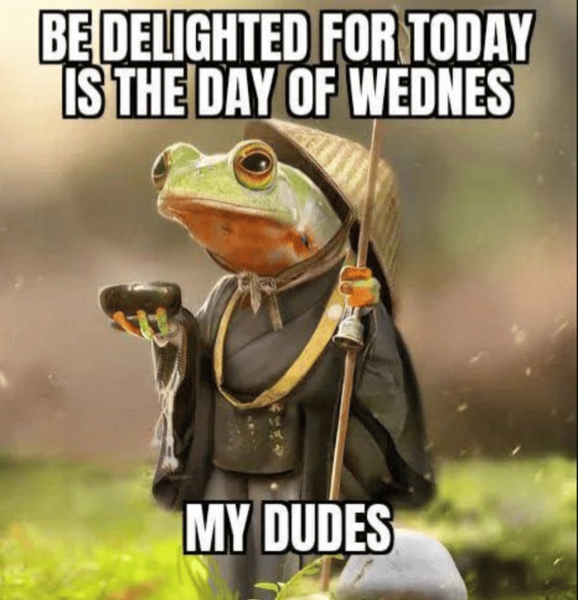 IT'S WEDNESDAY MY DUDES. AHHHHHHHHHHHHHHHHHHHHHHHHHHHHHHHHHHHHHHHHHHHHHHHHHHHHHHHHHHHHHHHHHHHHHHHHHH