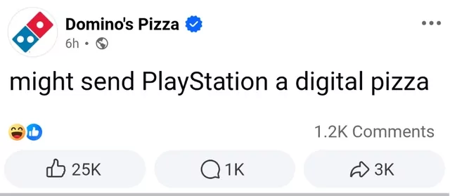 it's a pizza margherita, all the toppings will come half a year later as DLC for $10 each