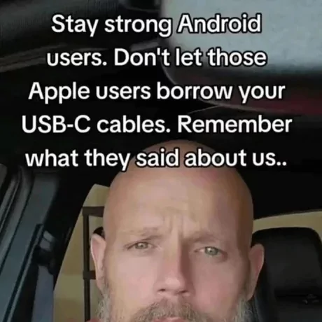 I didn't know borrowing USB cables was such a big thing