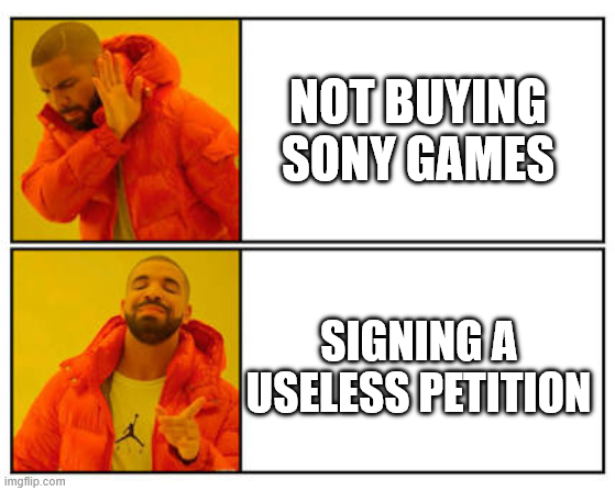 These idiots will do anything but vote with their wallet