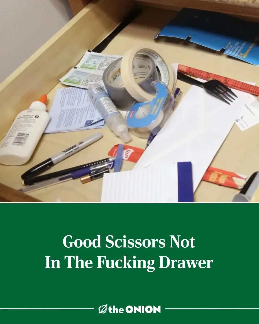 you gotta bring the scissors or the belt