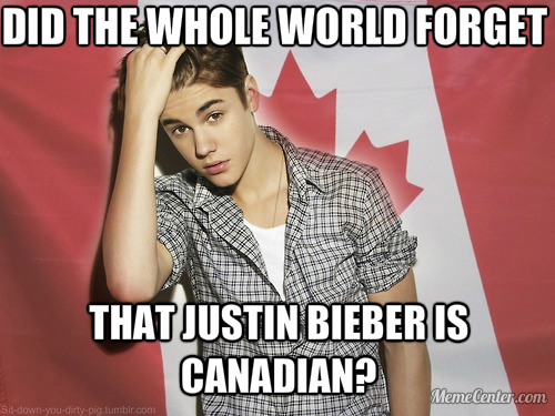 Why does everybody only remember the positives from canada?