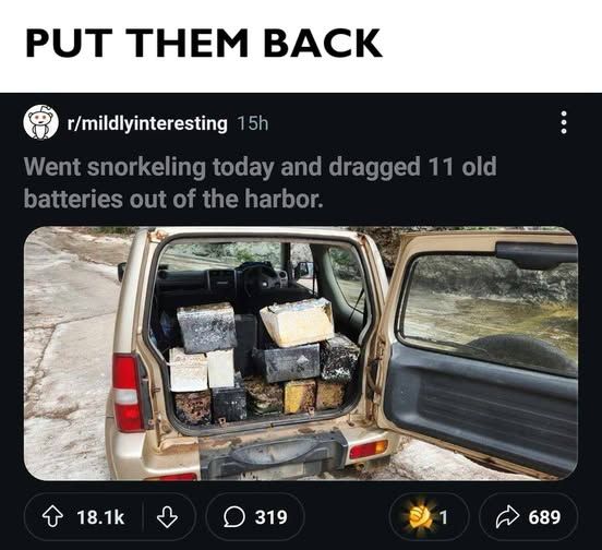 Think of the eels!