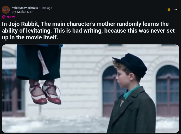 That must have been her stand