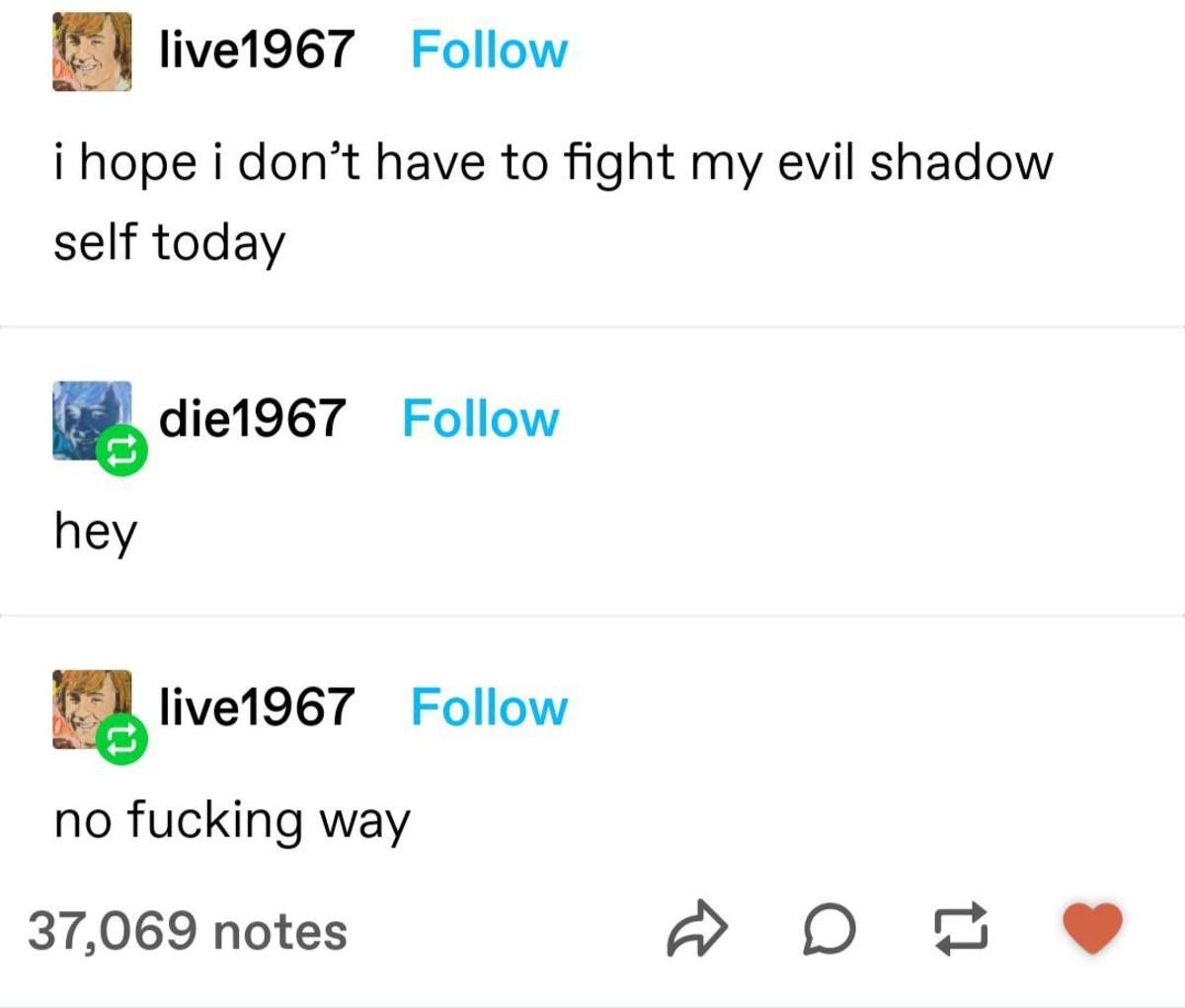 The sound of evil laughter falls around the world tonight