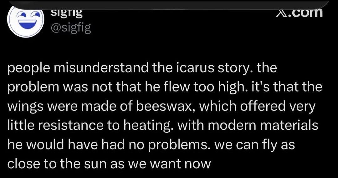 He should have just flown at night when the sun is off