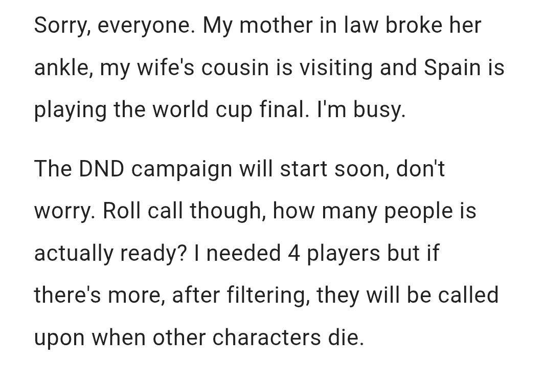D&D update