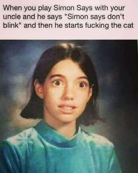 The cats name is Simon