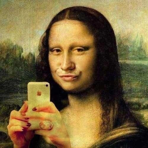 Mona Lisa, before duckface became mainstream!