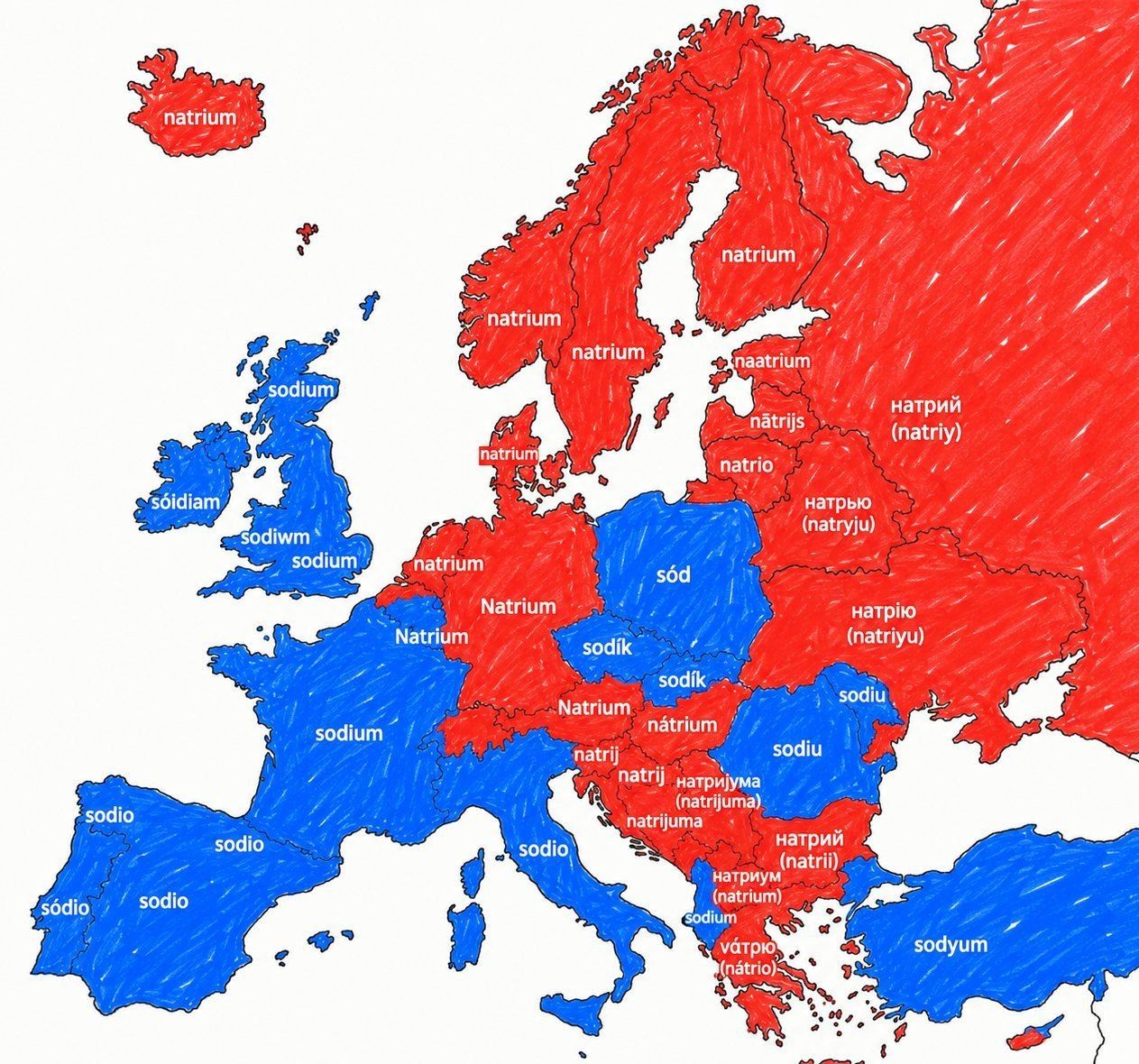 A new whiteness map just dropped