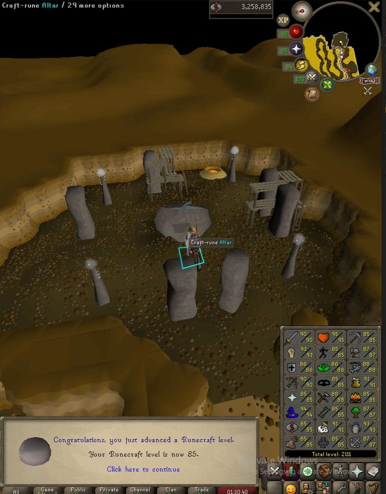 Base 85 reached on iron, fellas