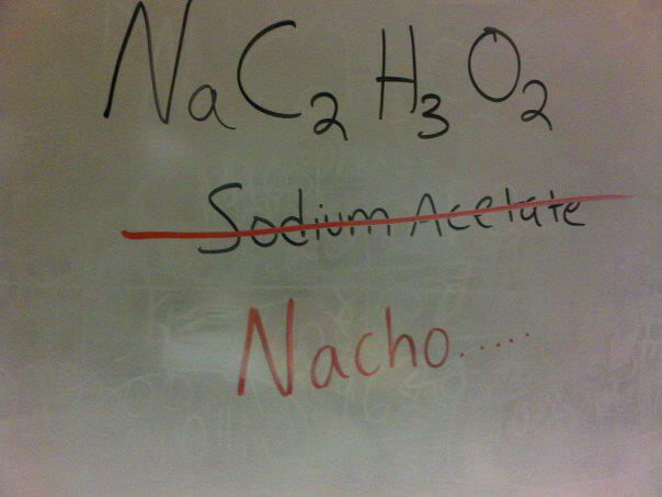Just sodium acetate equation ... wait what!?
