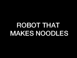 Noodles... sure