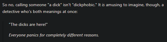 The dicks are here!