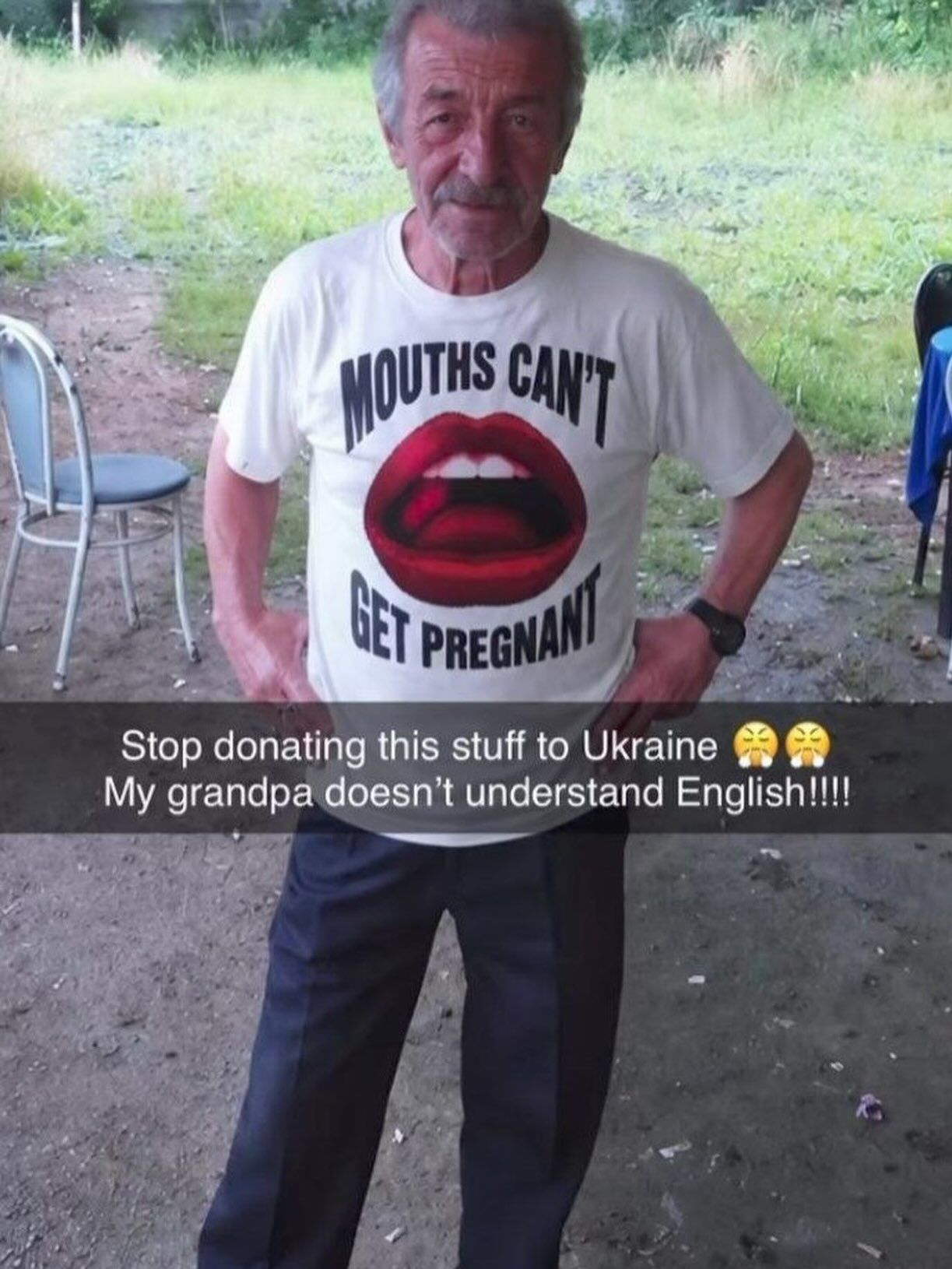 Oh yes he does
