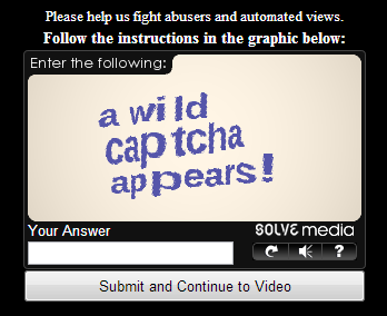 A Wild Captcha Appears