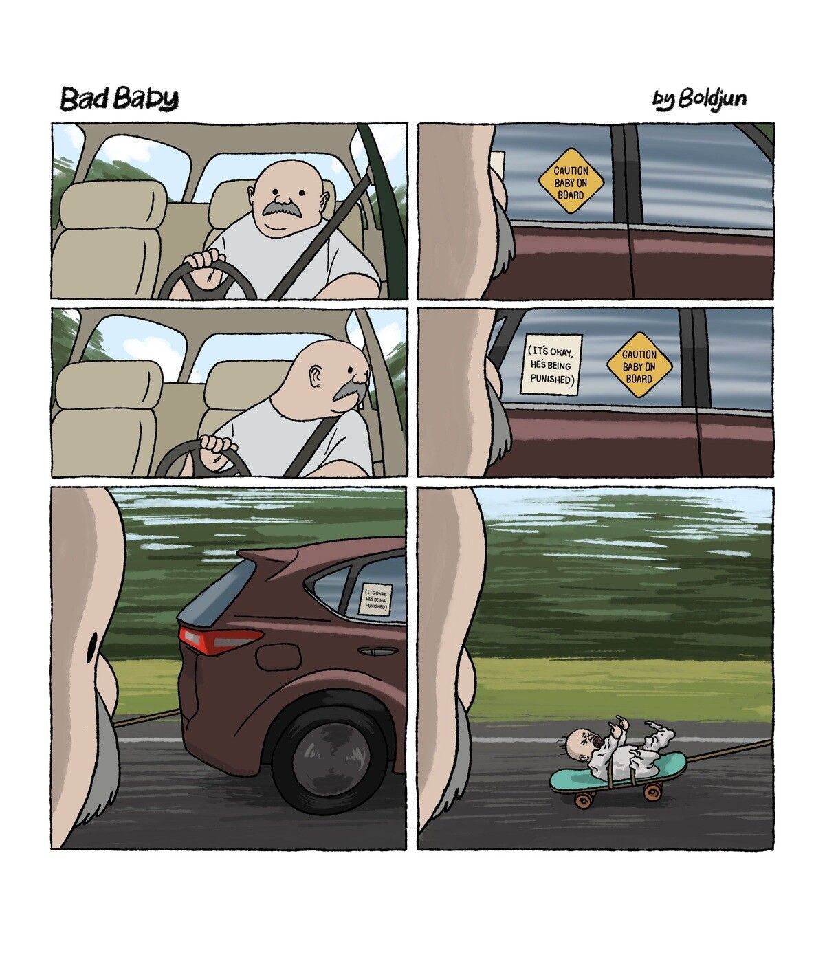 Baby on board, how I adore