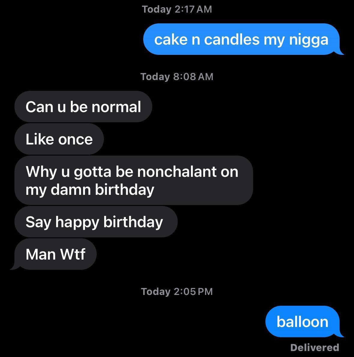 Day of birth