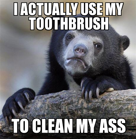 I have to confess...