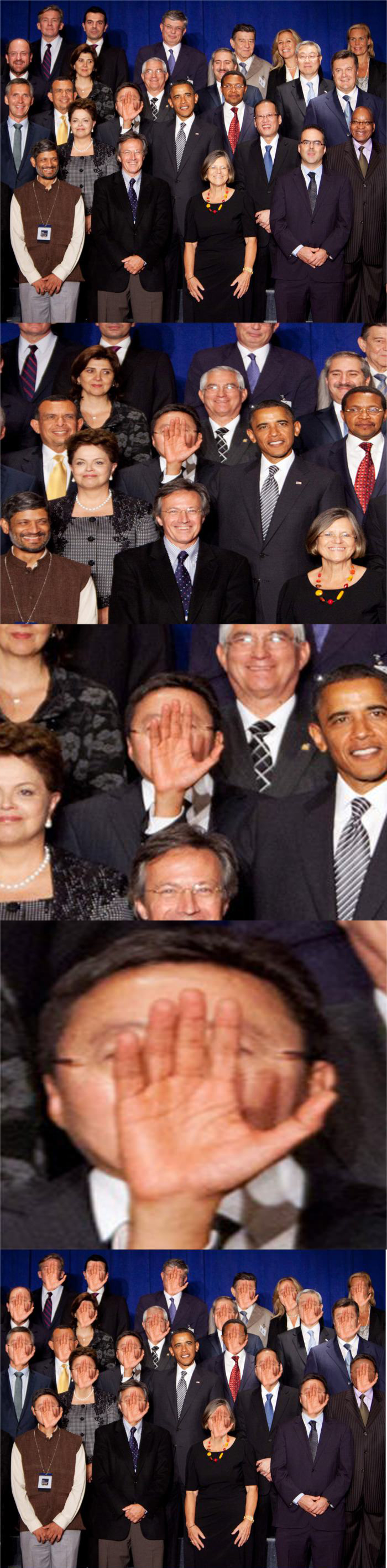 Obama the photobomba
