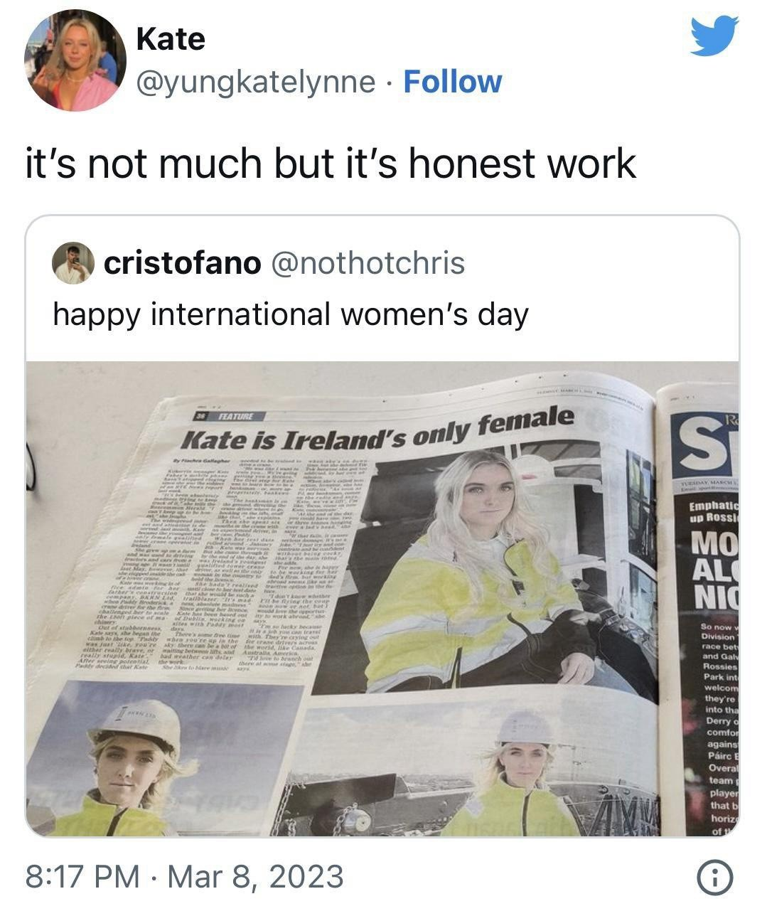 truly one of the women of all time