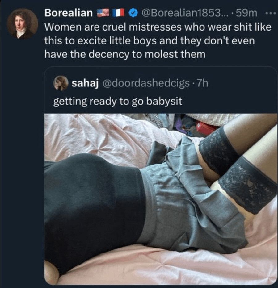 me and Teddyhh hired her so our kids can be around an adult woman