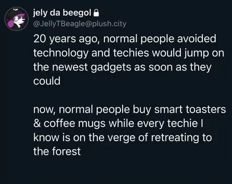 we should've gatekept computers