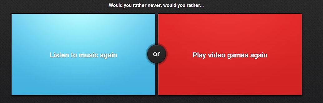A impossible choice