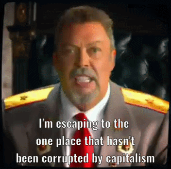 For a commie, you alright.