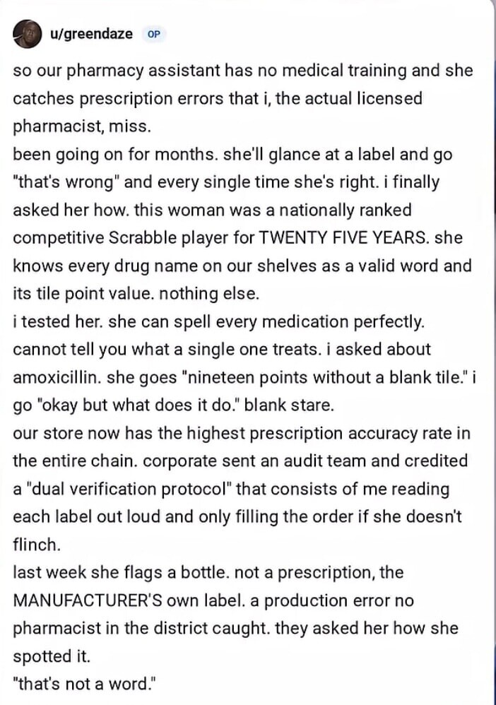 female autism gives you super powers, male autism gives you a extremely expensive hobby