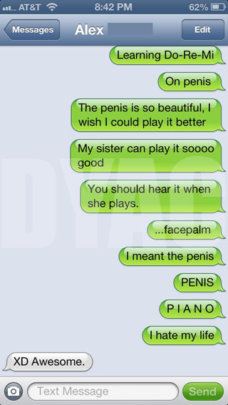 Pure Auto-Correct.