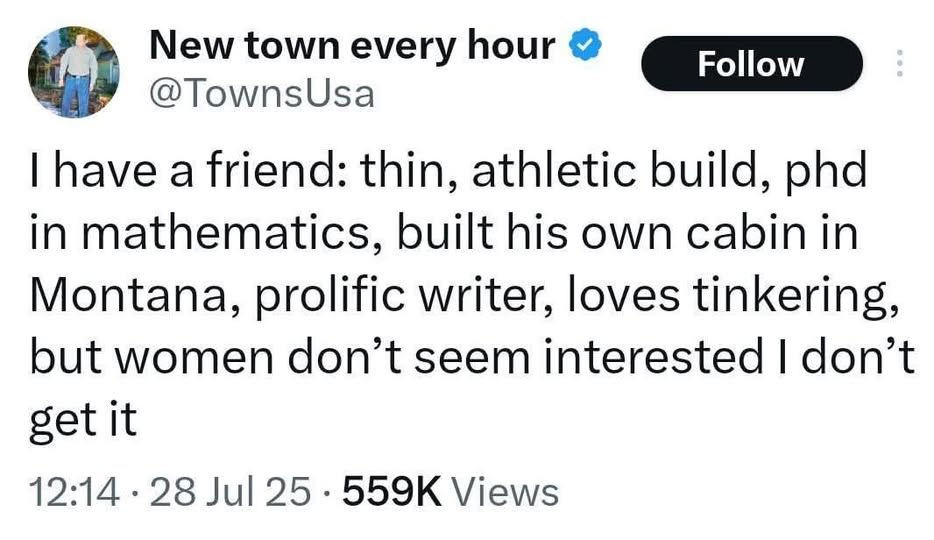 Disregard females, demolish the industrial society