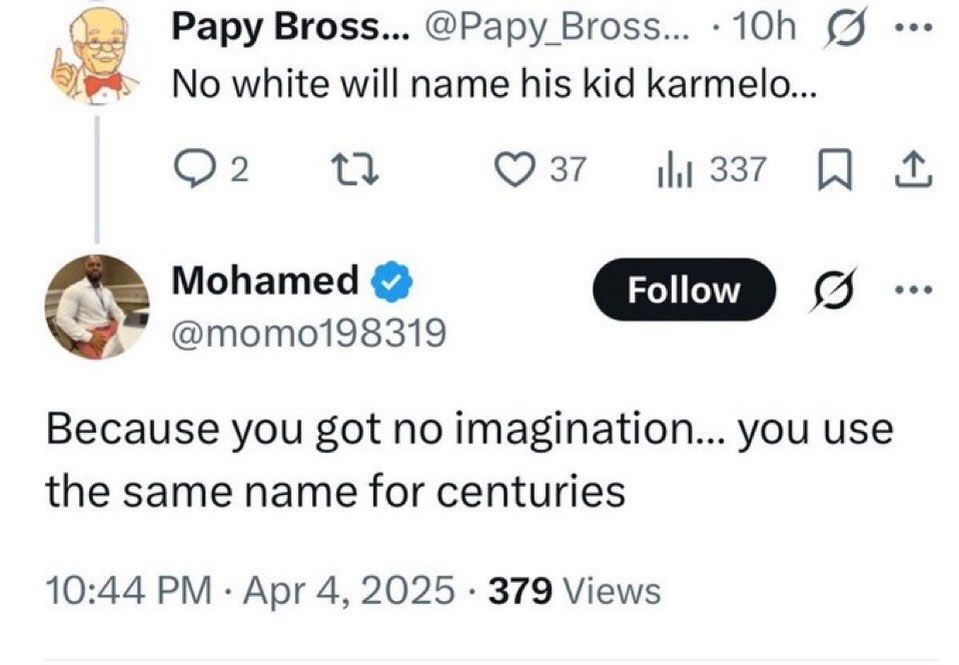 Yet, he uses a traditional anglo-german name