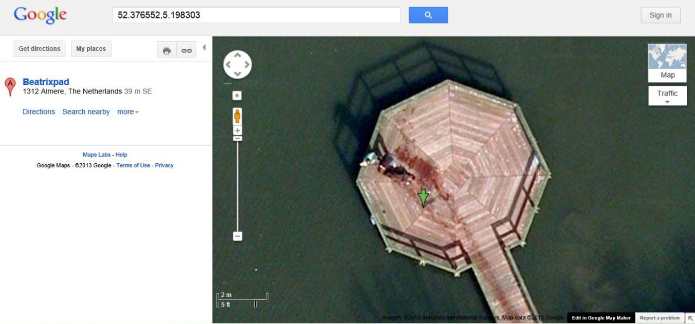 Murder scene caught on Google Maps?