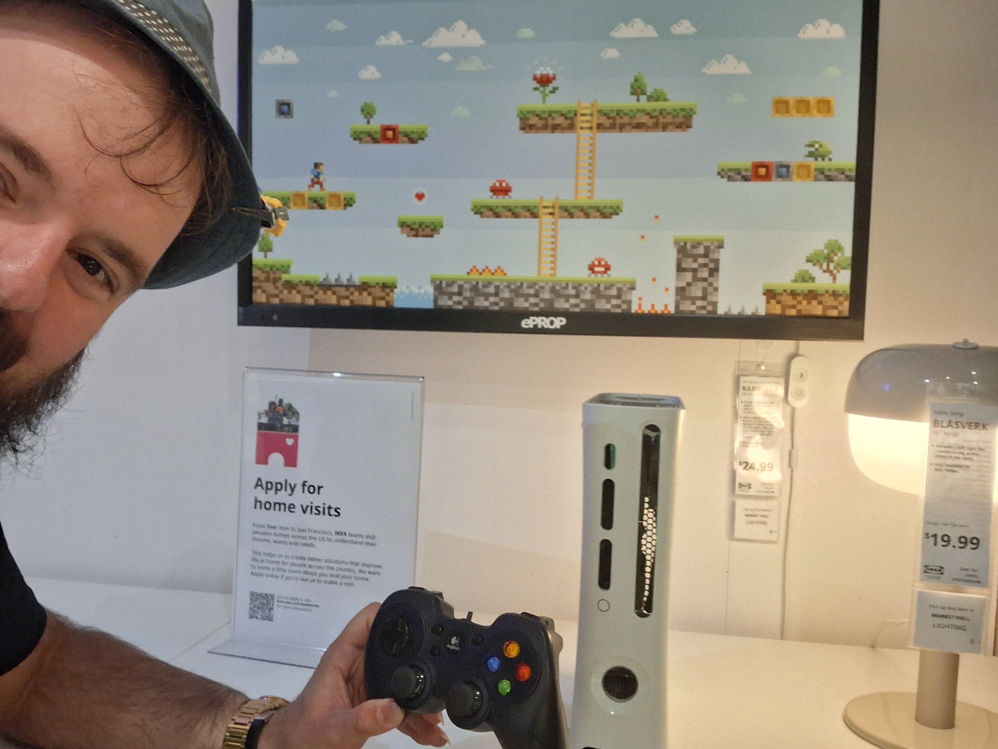 Light Gaming at IKEA, Extra Light even