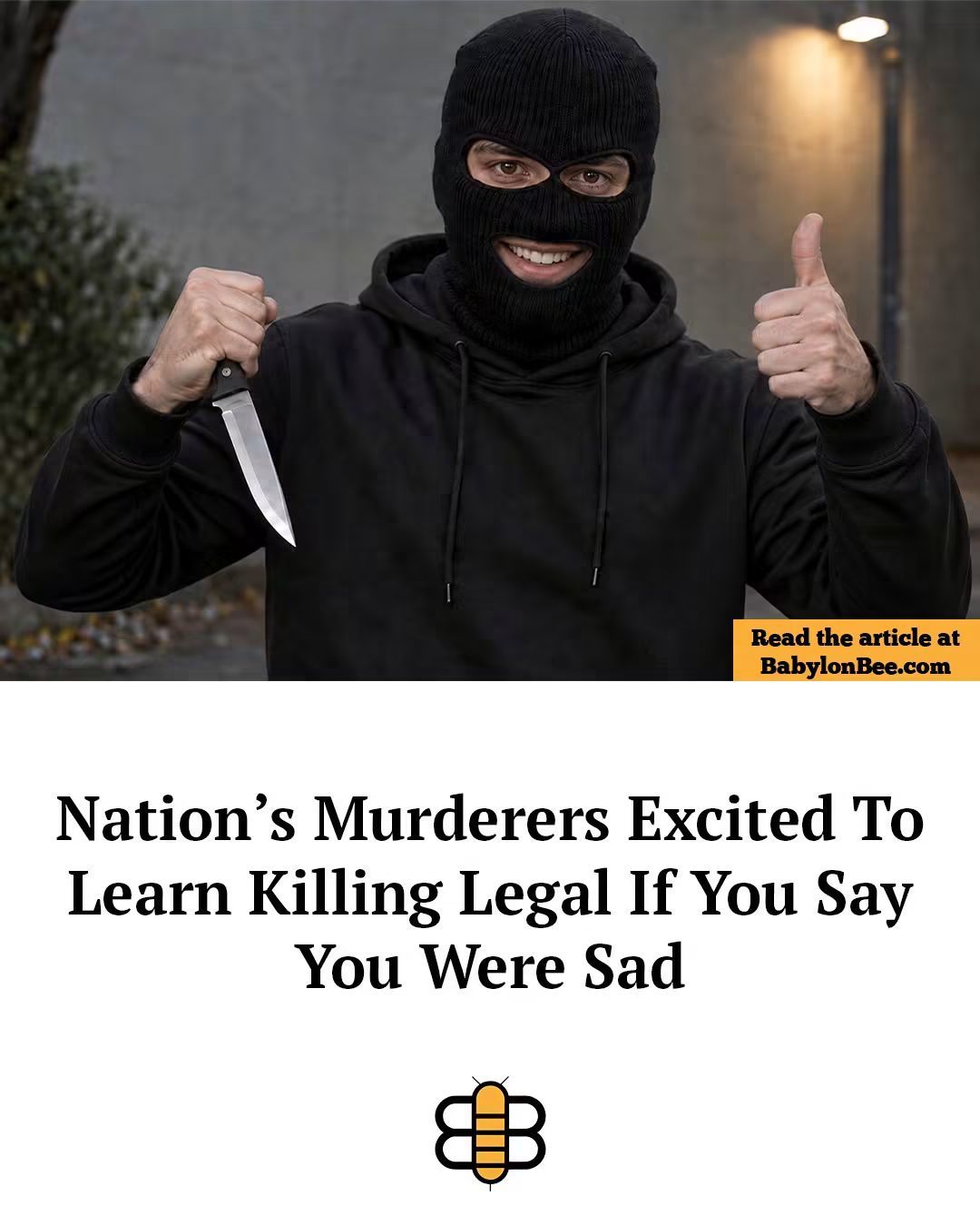 If you can reason out why you did something, you should get a free pass basically