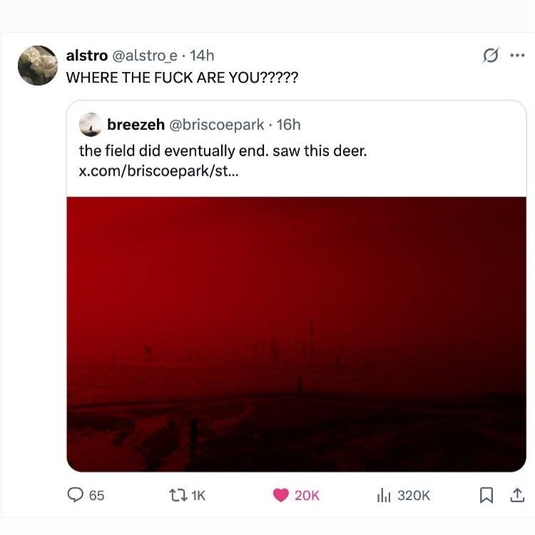 He's in the scary place