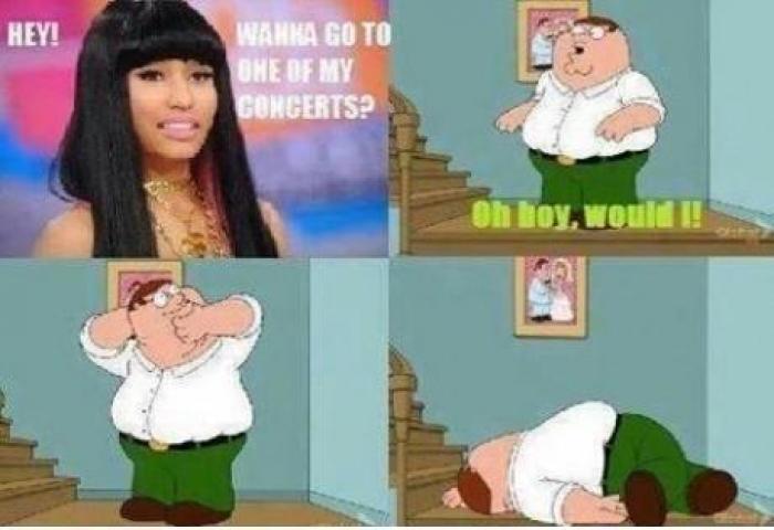 Peter Almost Went To A Nicki Minaj Concert