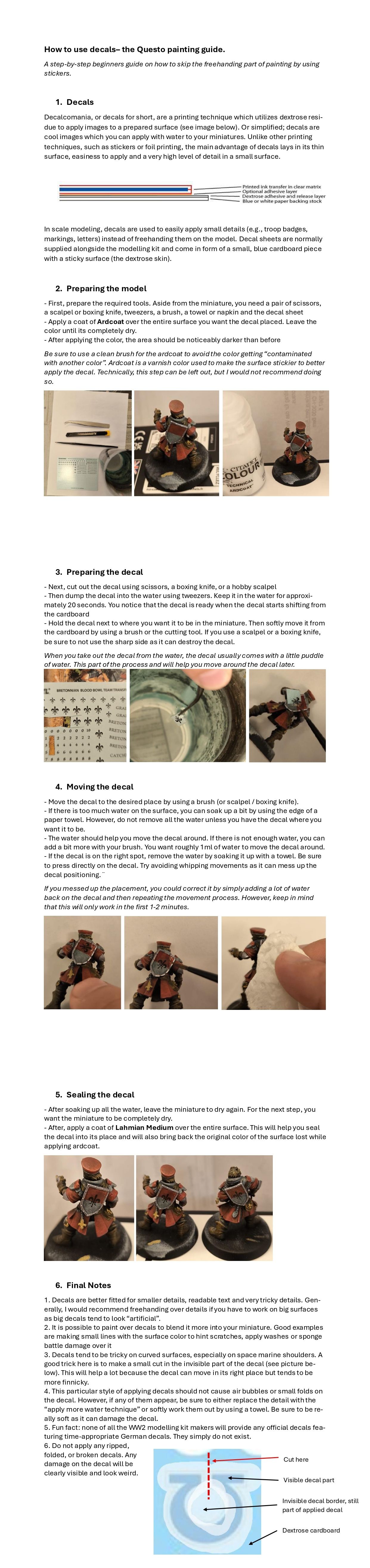 Monthly hobby posting
