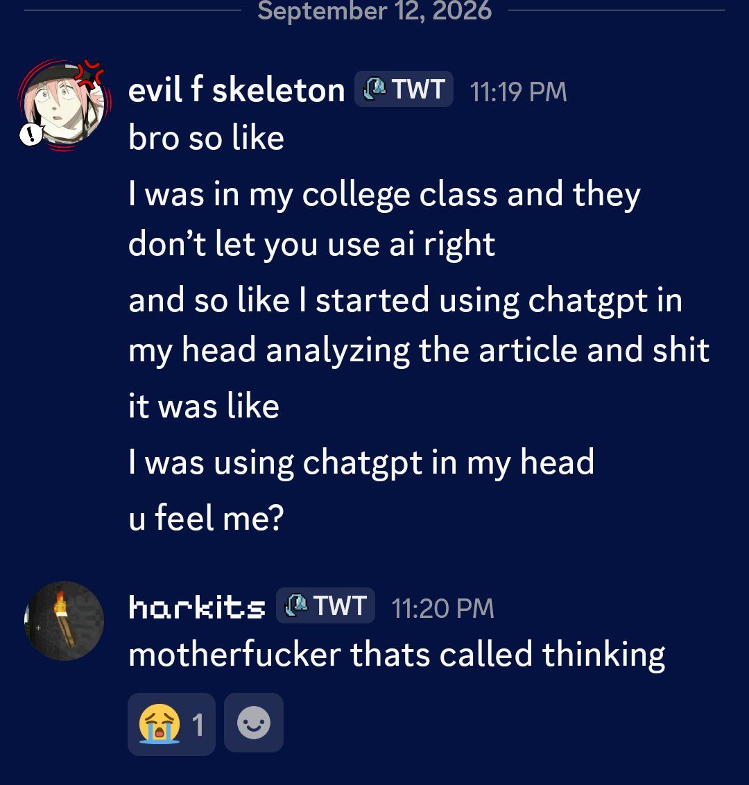 Can we discriminate against AI users?
