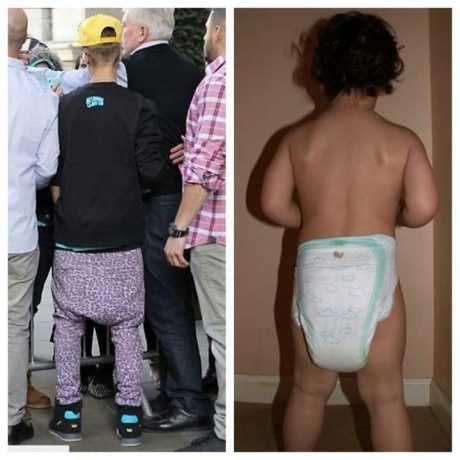 Bieber's diaper