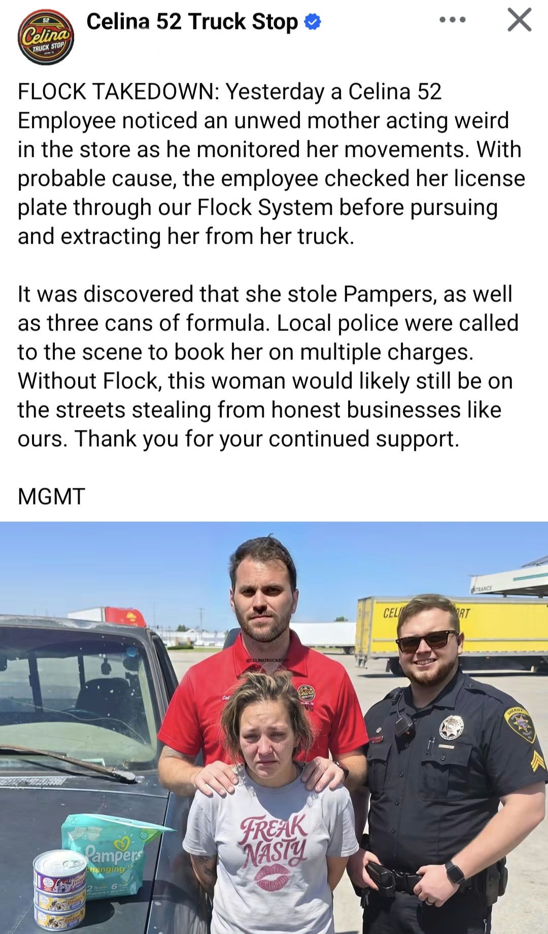 Hope she gets a lengthy sentence